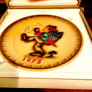 Vintage Hummel Plates. In their original boxes with certificates.